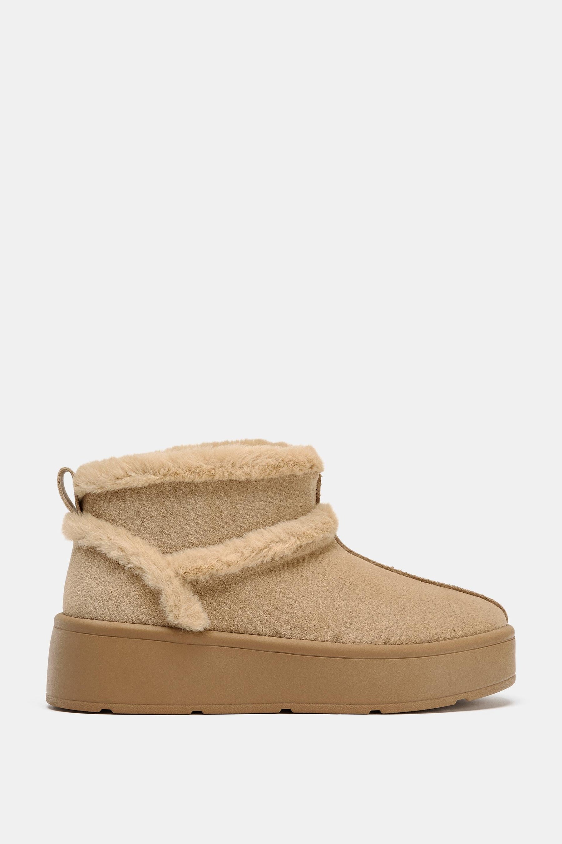 Faux Fur Ankle Boots