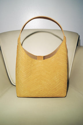 GEFLOCHTENE WILDLEDERTASCHE