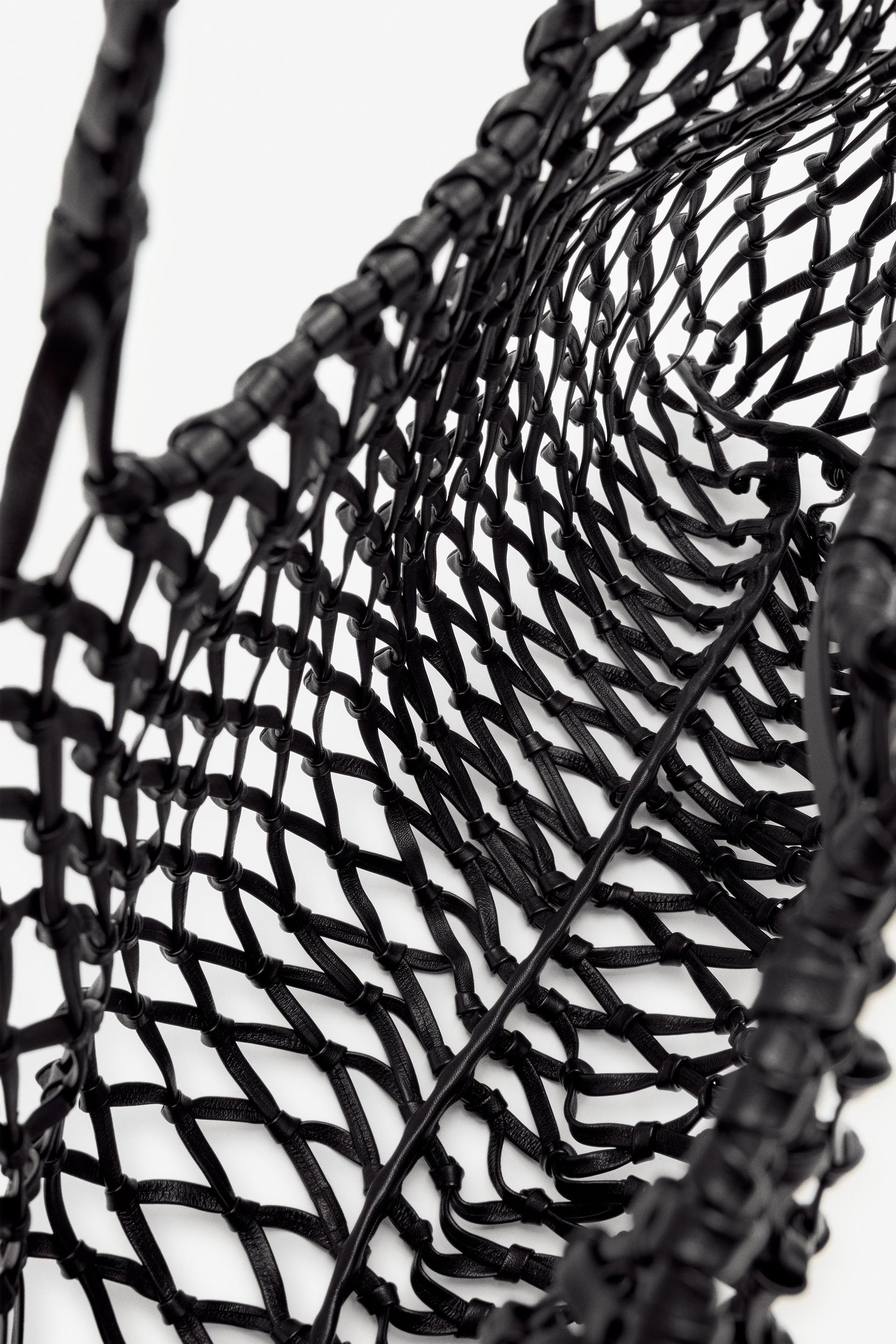 Braided Leather Maxi Tote