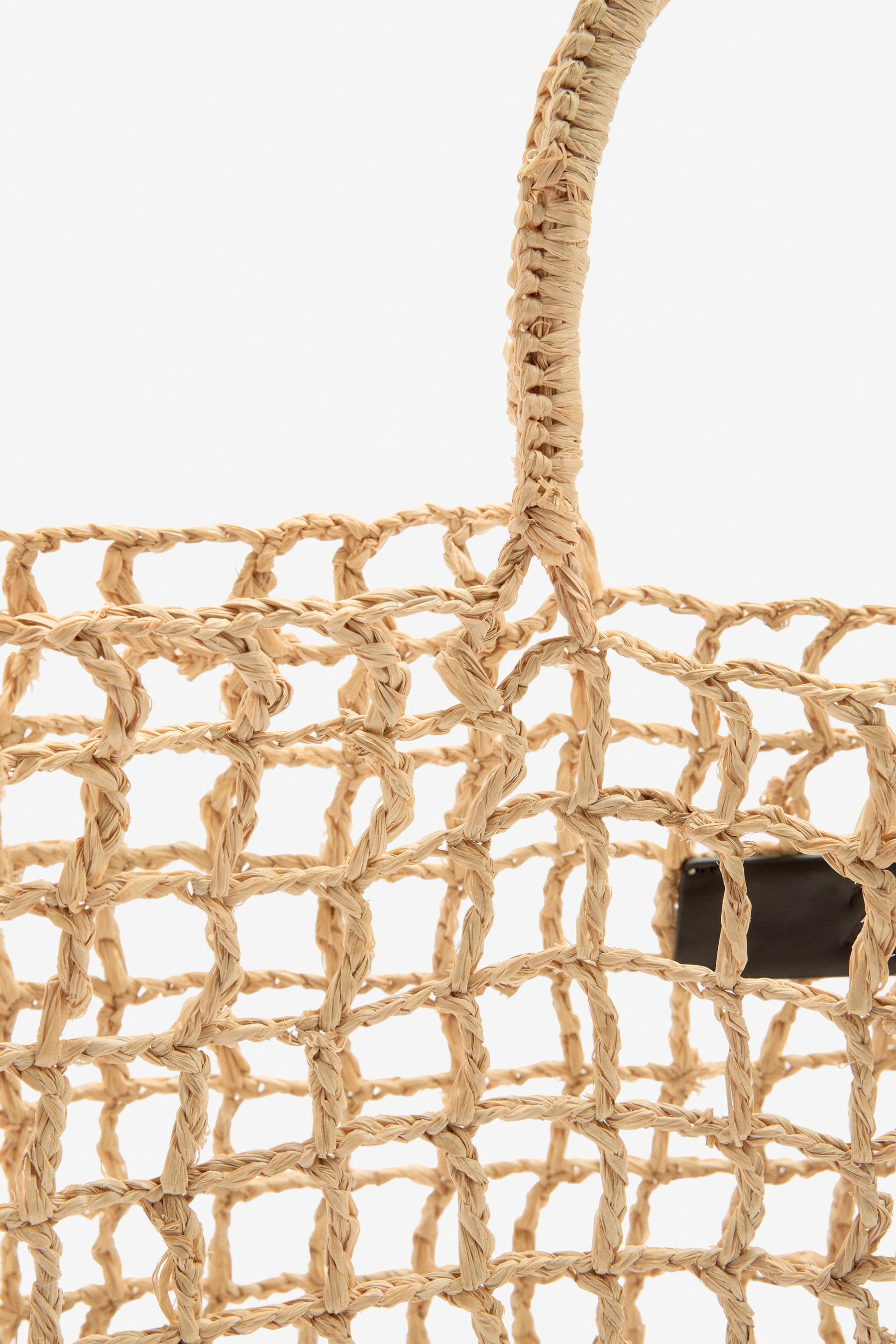 Raffia Maxi Tote Bag