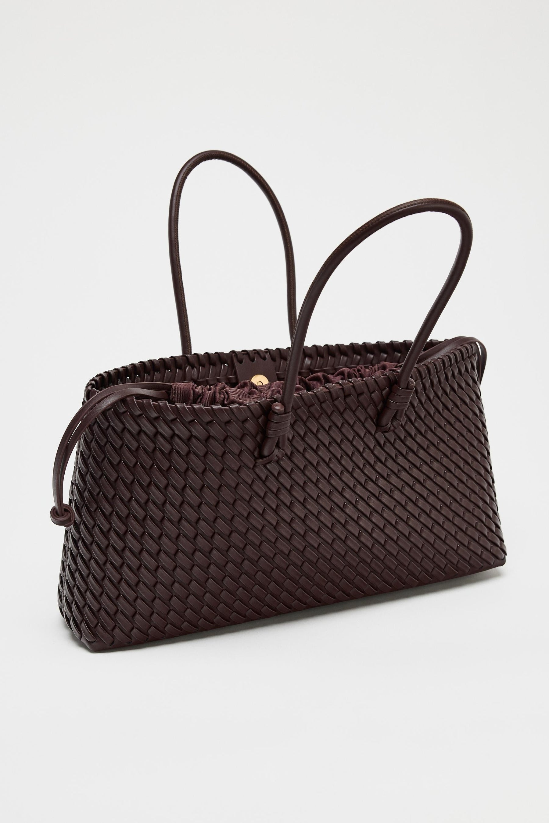 Braided Elongated Tote Bag