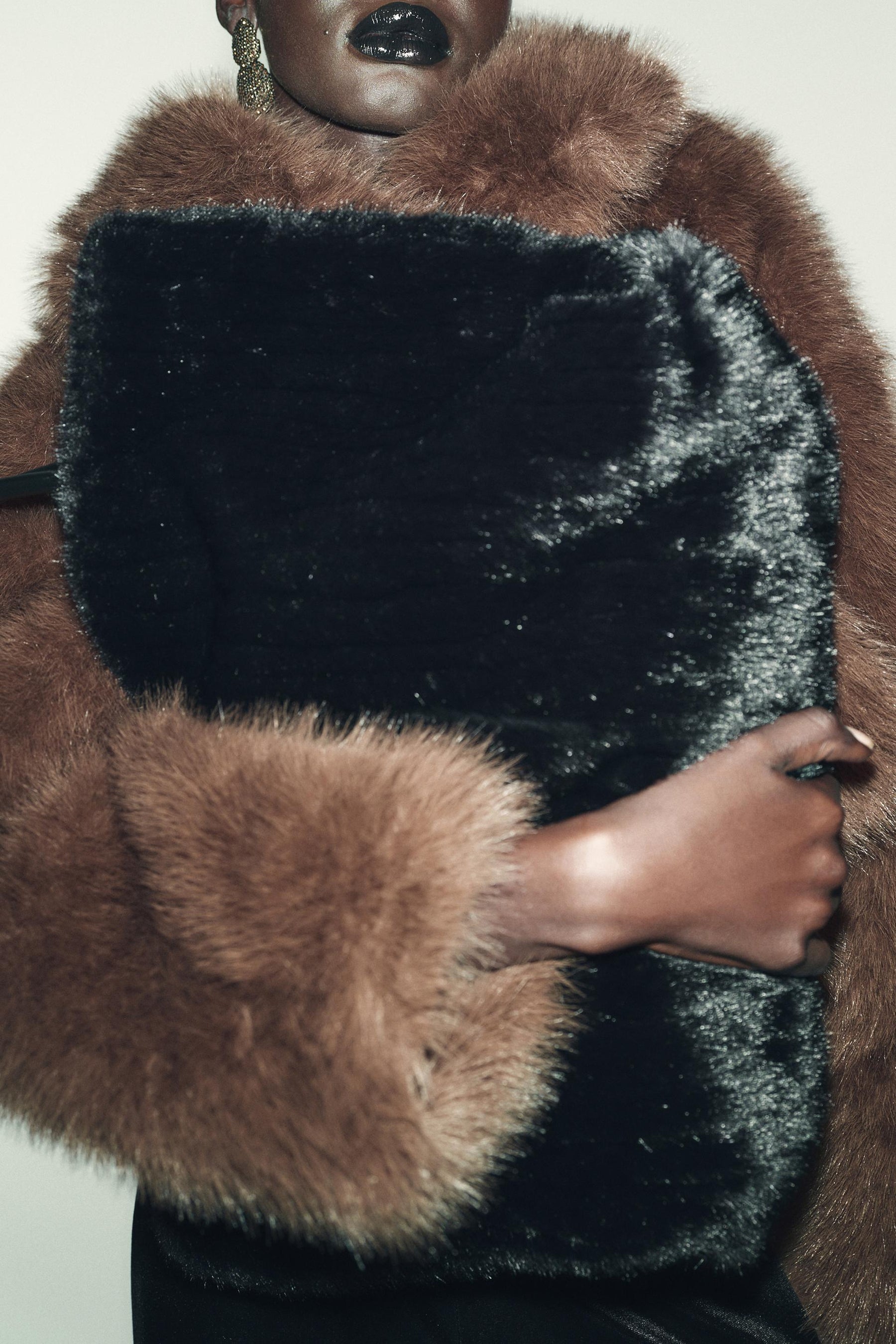 Faux Fur Tote