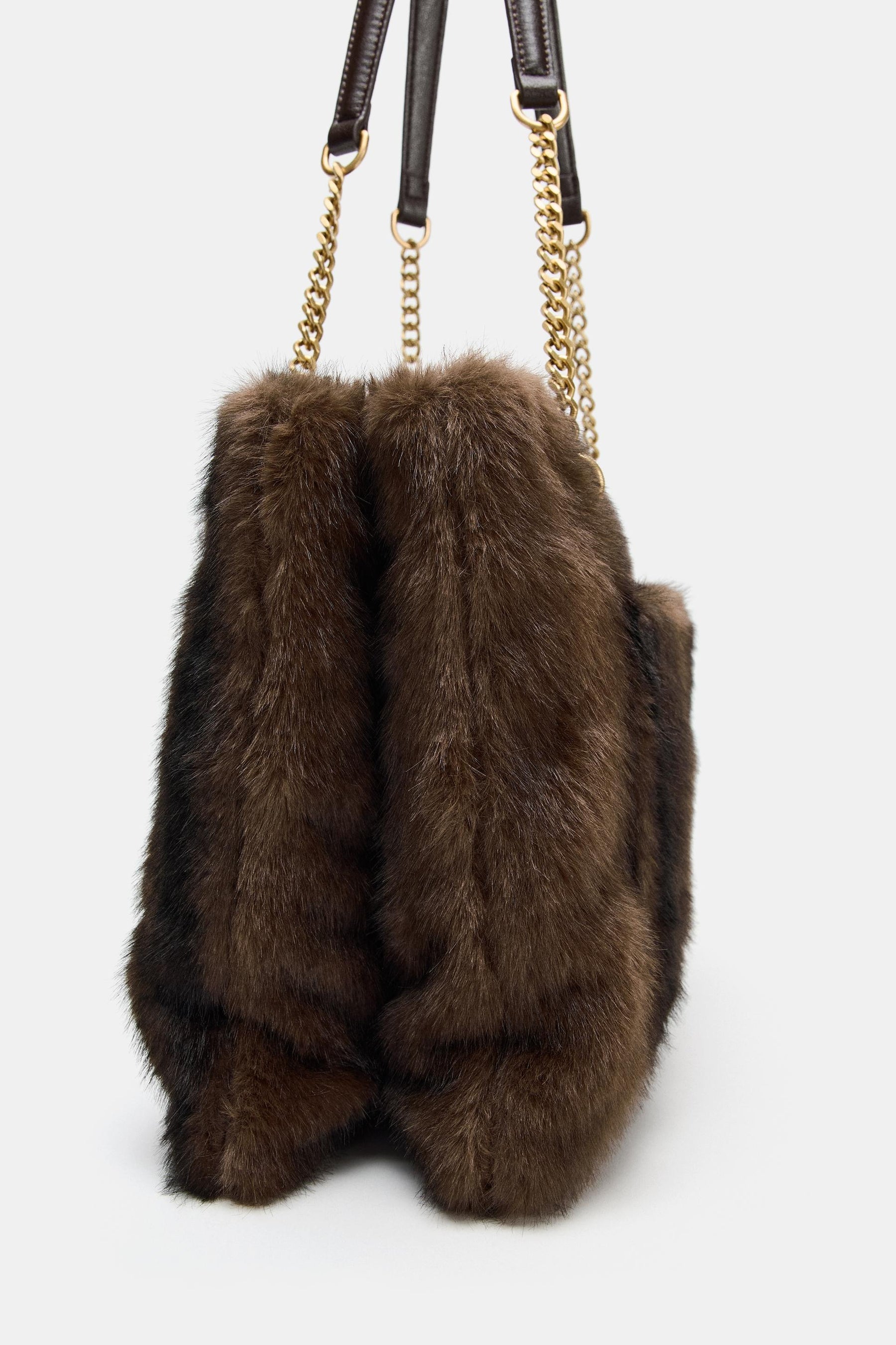 Faux Fur Shoulder Bag