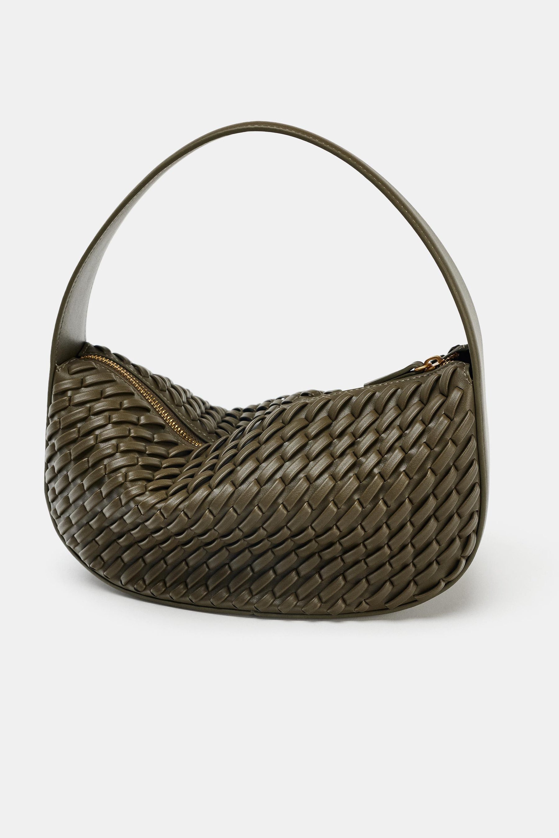 WOVEN EFFECT HANDBAG