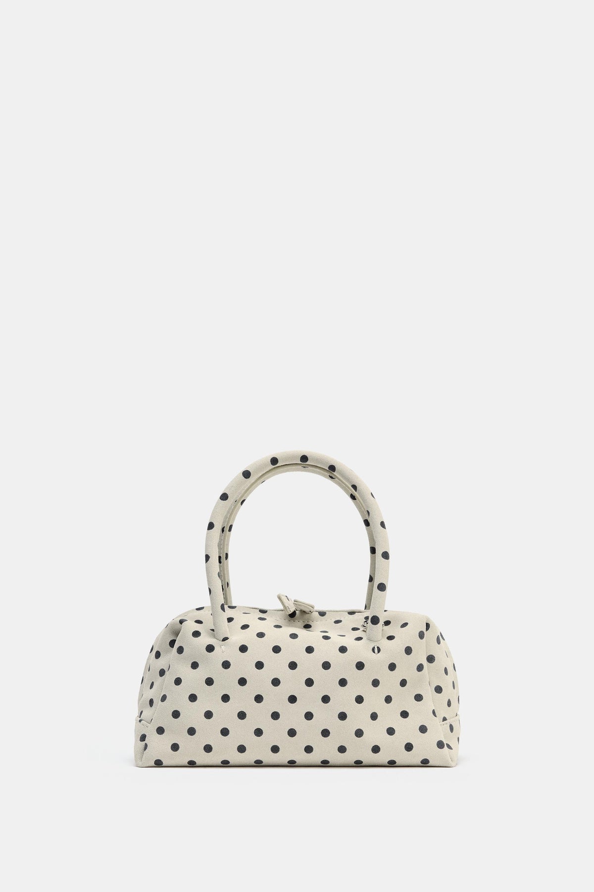 Printed Split Suede Bag