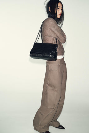 Shoulder Bag with Flap