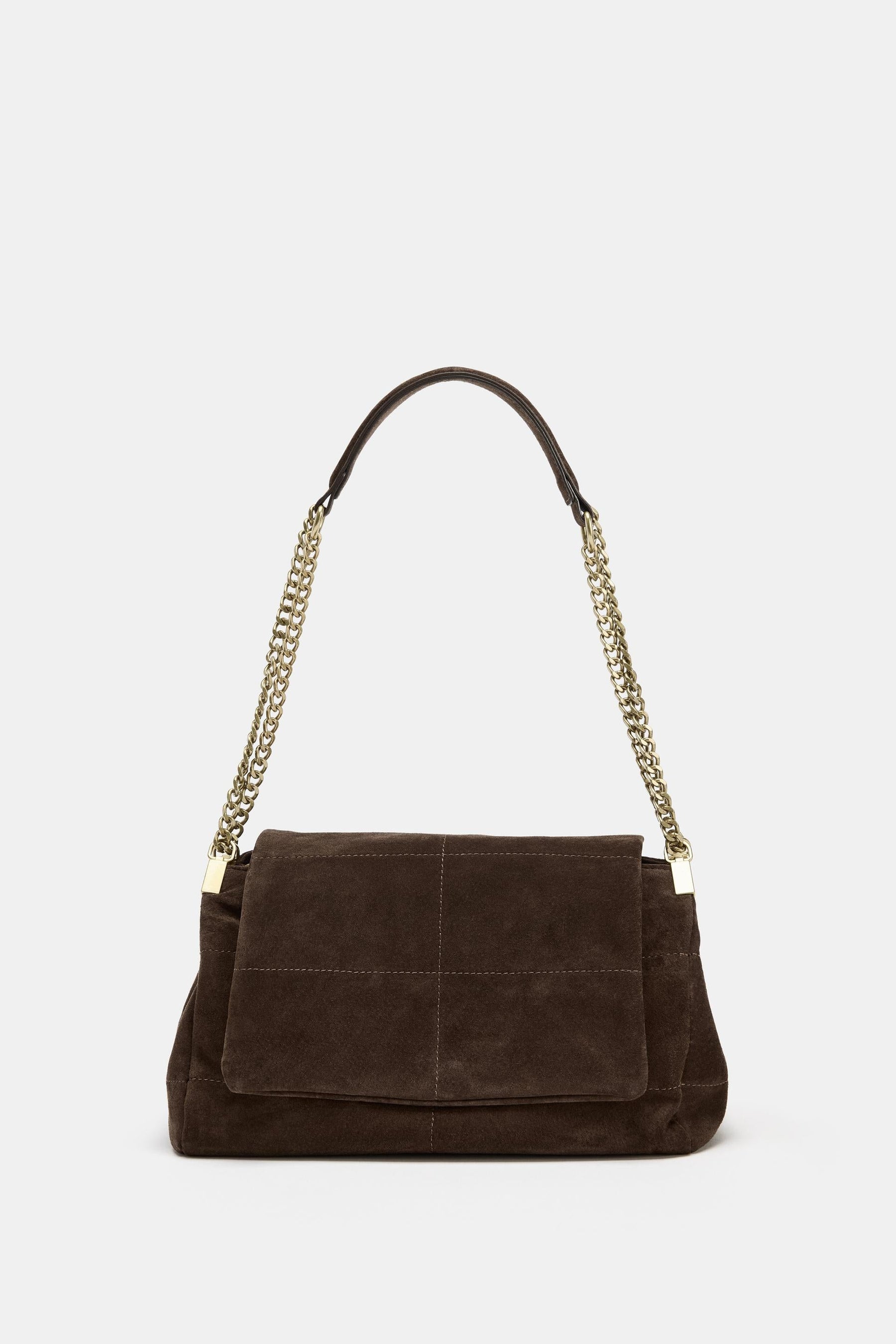 Schultertasche aus Leder