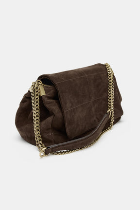 Schultertasche aus Leder