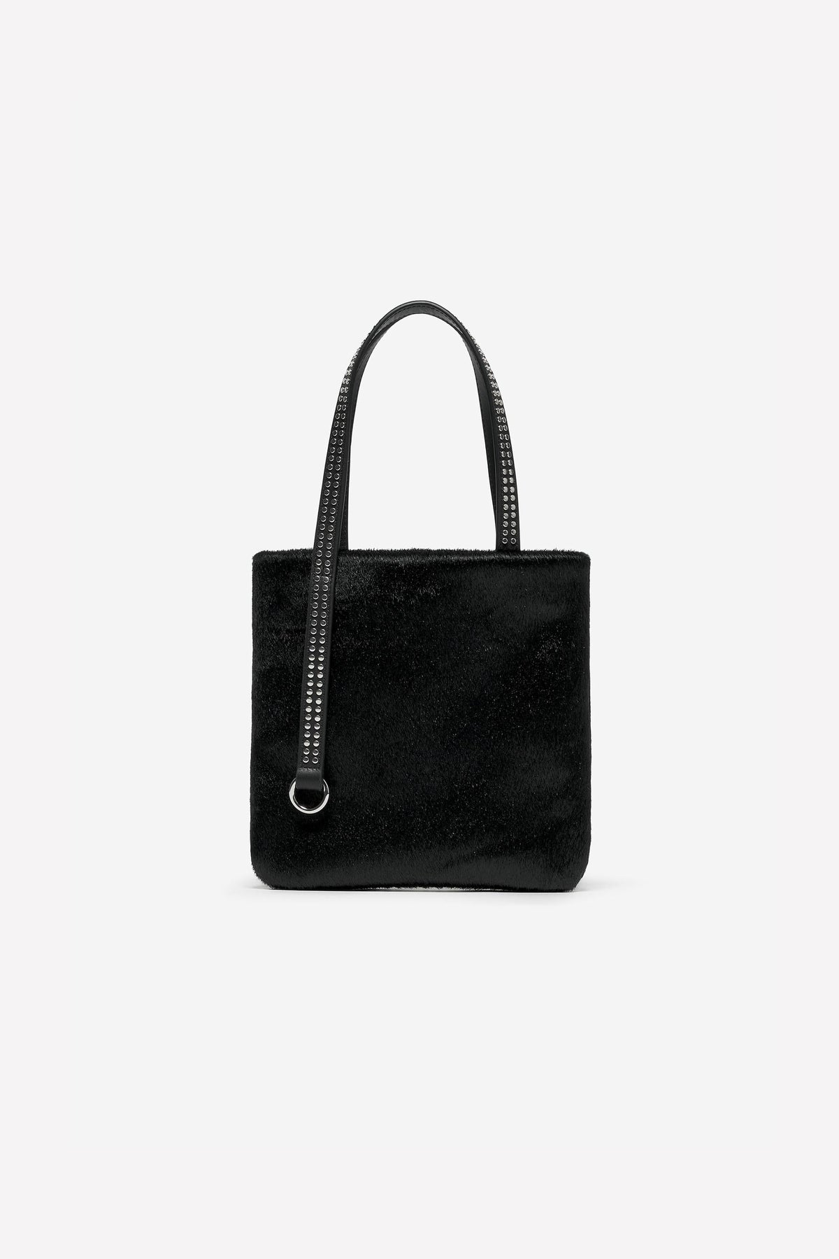 Modische Ledertasche mit Nieten