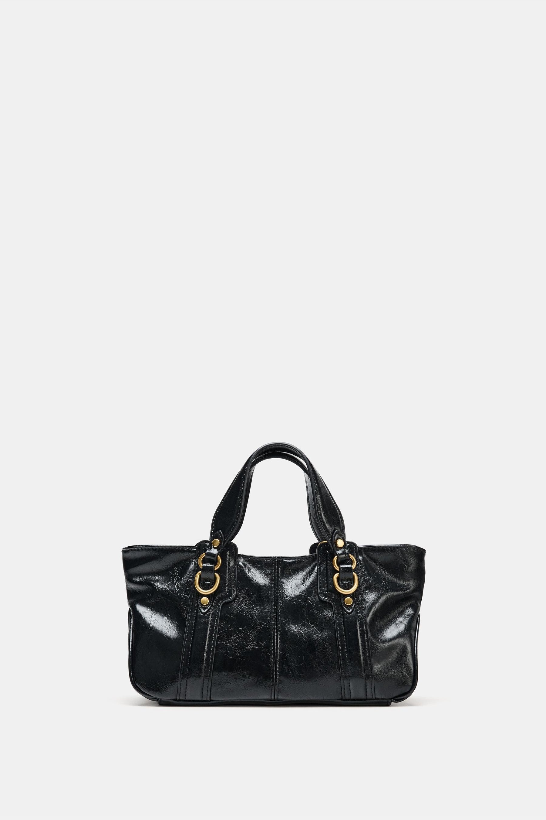 HANDTASCHE MIT METALLDETAILS