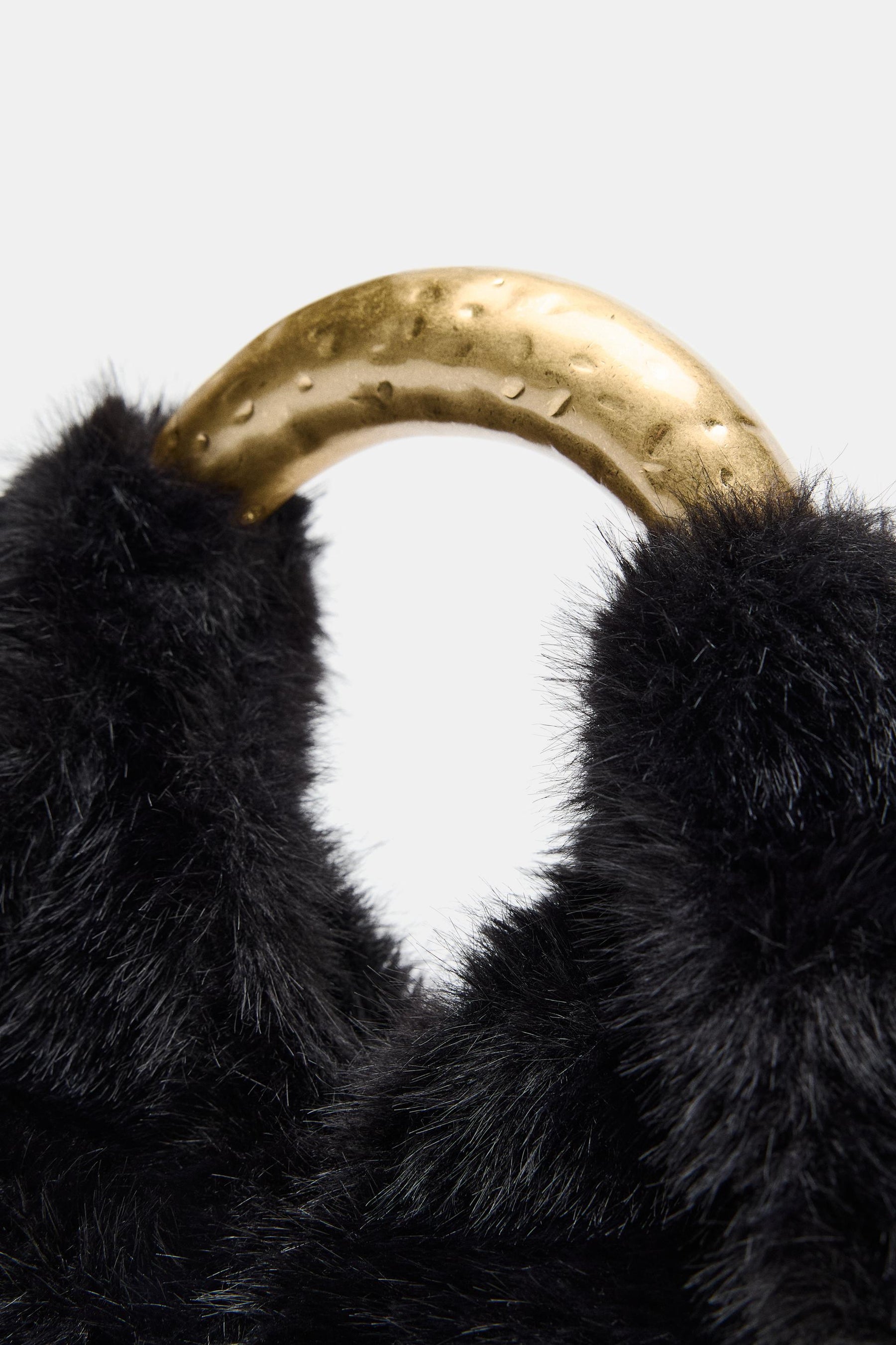 Faux Fur Handbag with