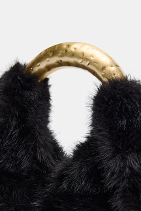 Faux Fur Handbag with