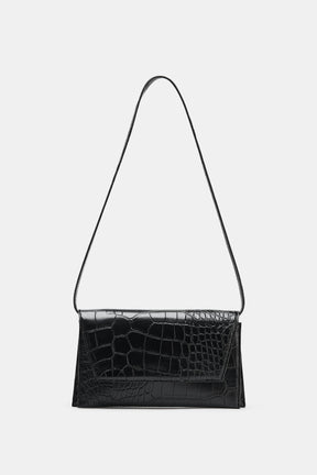 EMBOSSED FLAP BAG
