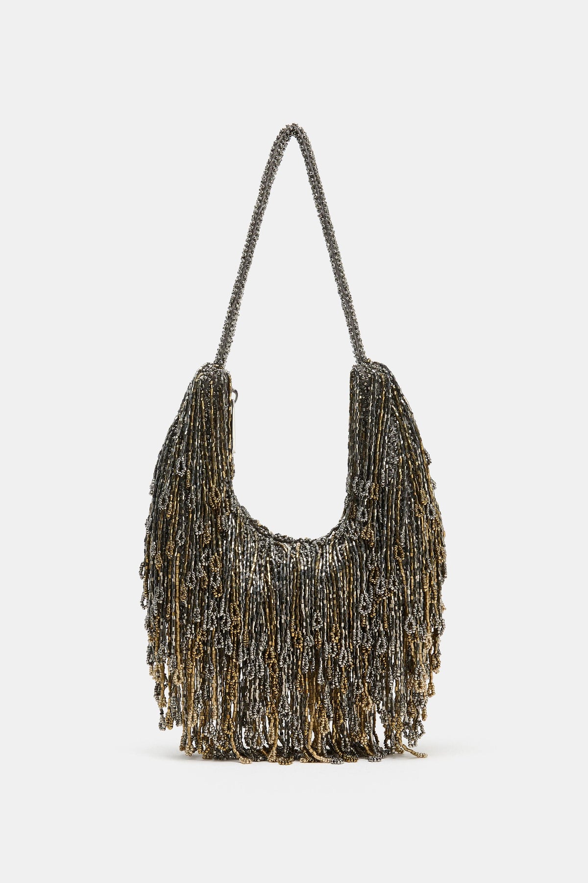 FRINGED SHOULDER BAG