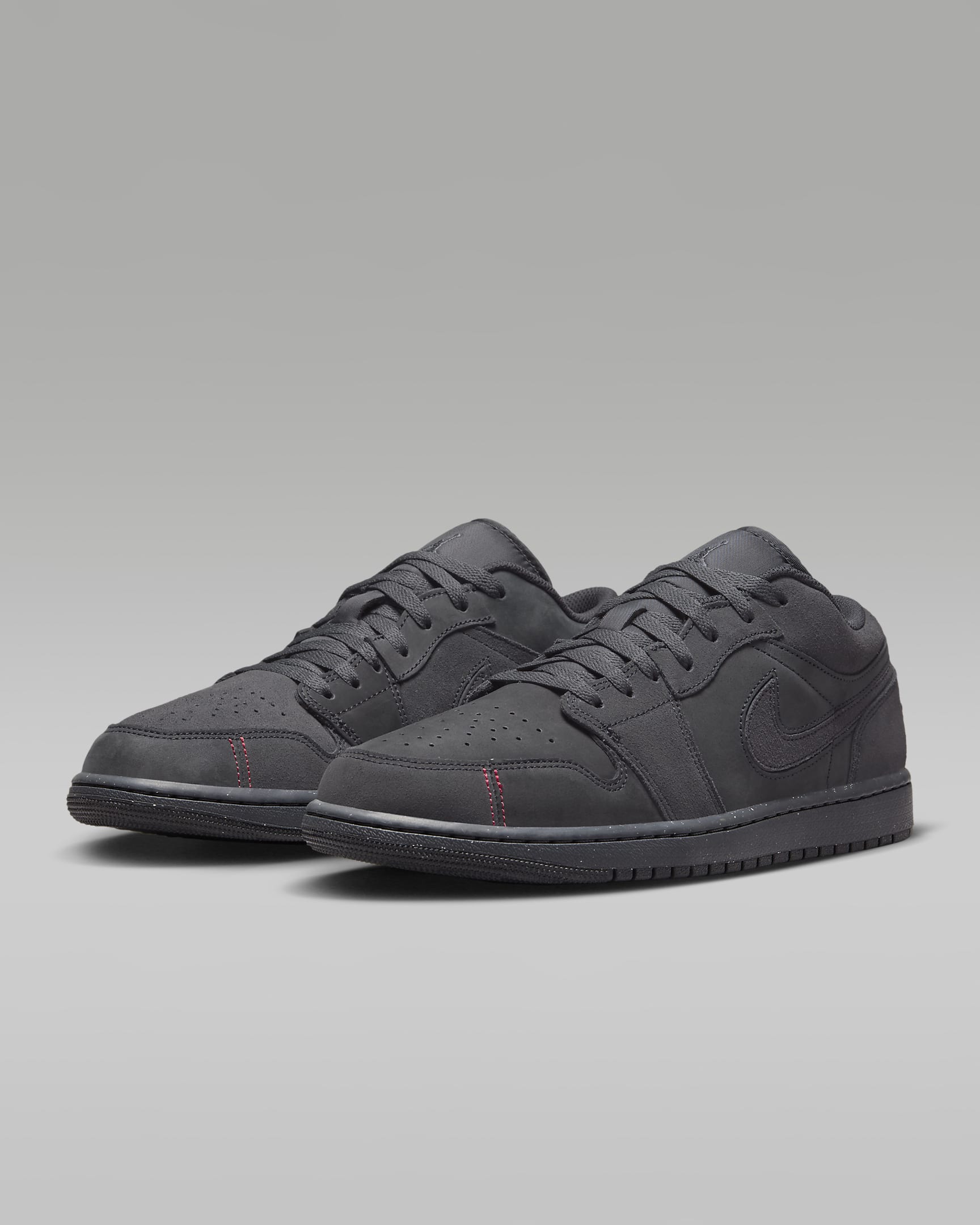 Air Jordan 1 Low SE Craft - Dark Smoke Grey/Varsity Red/Schwarz - Bild 5