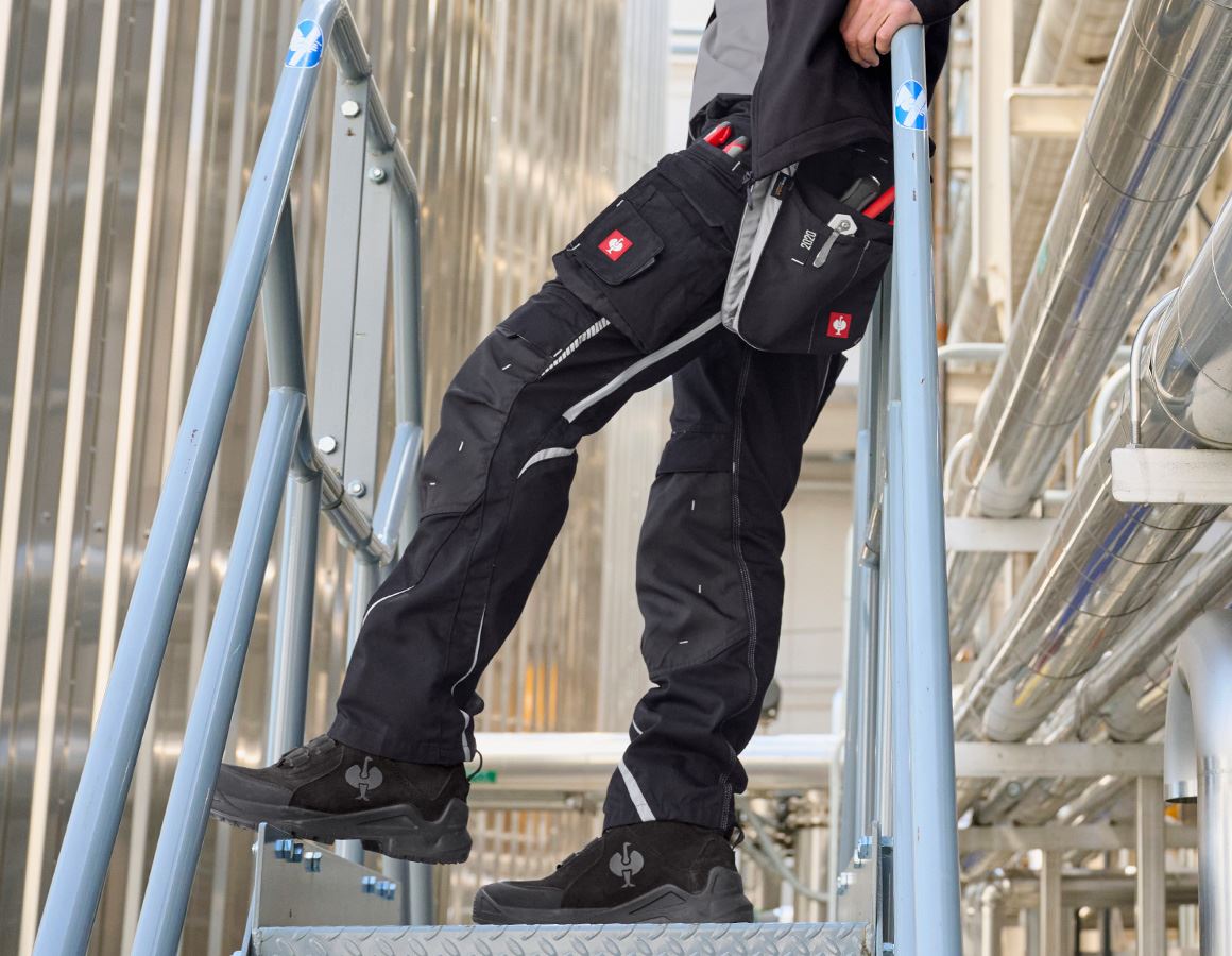 Bundhose e.s.motion 2020 schwarz/platin