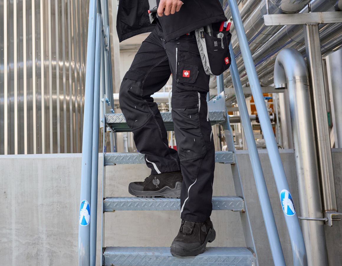 Bundhose e.s.motion 2020 schwarz/platin