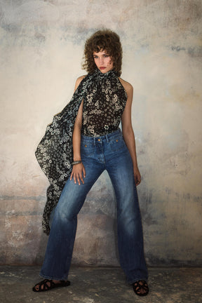 Weitbeinige Jeans